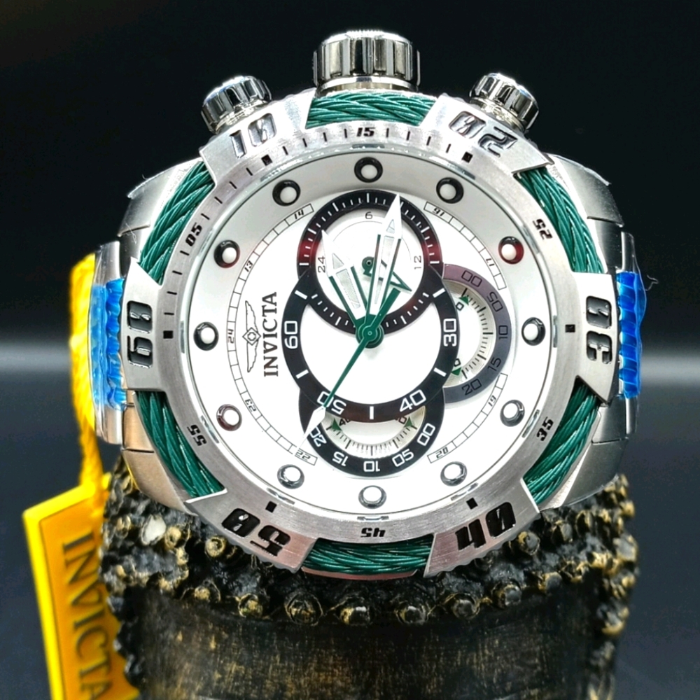 FIRM PRICE-INVICTA SPEEDWAY CHRONOGRAPH CABLE